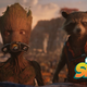 rocket and groot standing together